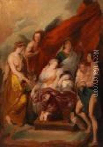 Untitled Oil Painting - Eugene Delacroix