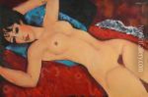 Nudo Oil Painting - Amedeo Modigliani