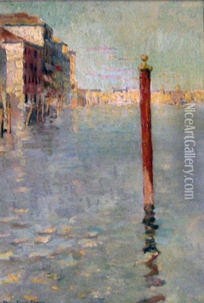 Venice Oil Painting - Frank Edwin Scott