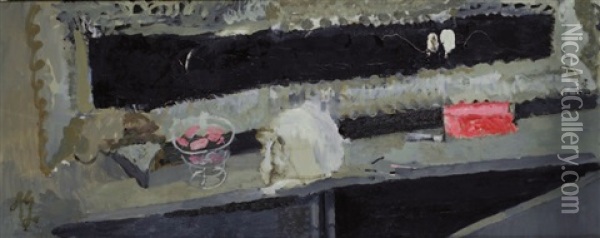 Il Cassettone E Altre Cose Oil Painting - Corrado Giaquinto