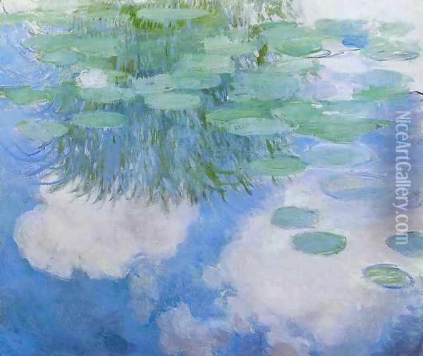 Water-Lilies 24 Oil Painting - Claude Oscar Monet