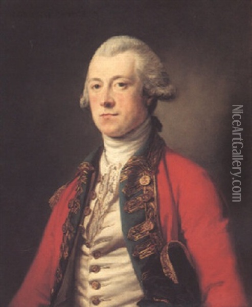 Portrait Of Thomas Twistleton, 13th Lord Saye And Sele Oil Painting - Francis Cotes