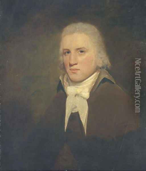 Portrait of Thomas Wise of Hillbank, Forfarshire Oil Painting - Sir Henry Raeburn