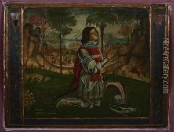 Alberto Aringhieri, Cavaliere Dimalta Oil Painting - Bernardo Pintoricchio