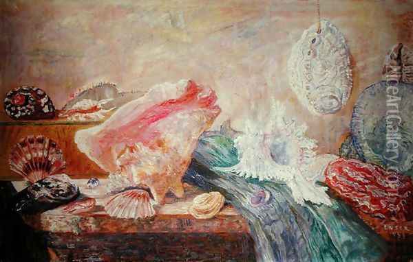 Shells and Shellfish, 1889 Oil Painting - James Ensor