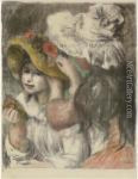 Le Chapeau Epingle, 2e Planche Oil Painting - Pierre Auguste Renoir