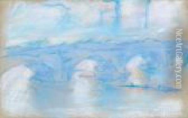Waterloo Bridge Oil Painting - Claude Oscar Monet