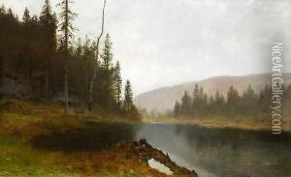 September Oil Painting - Ludvig Skramstad