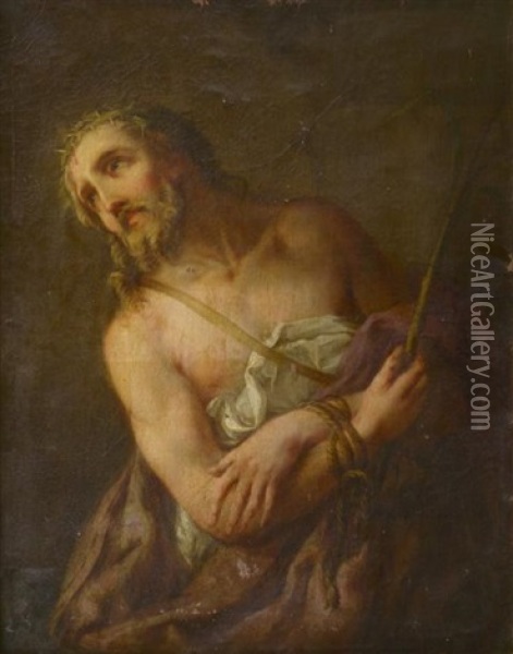 Le Christ Au Roseau Oil Painting - Charles Joseph Natoire