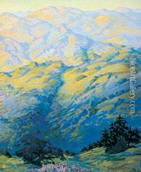 Mountain Scene Oil Painting - Walter Barron Currier