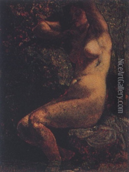 Baigneuse Oil Painting - Gustave Courbet