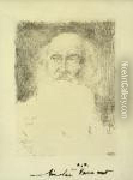 Lev Tolstoi's Portrait Oil Painting - Nicolas Vermont