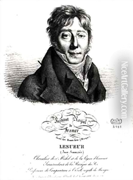 Jean Francois Le Sueur or Lesueur (1760-1837) Oil Painting - Julien Leopold Boilly
