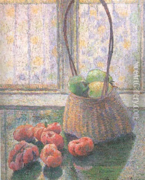 The Tomatoes Oil Painting - Lucien Pissarro