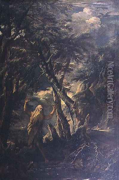 St. Paul of Thebes Oil Painting - Salvator Rosa