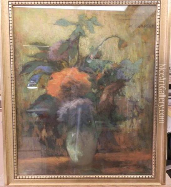 Bouquet De Fleurs Oil Painting - Nicolae Gropeano