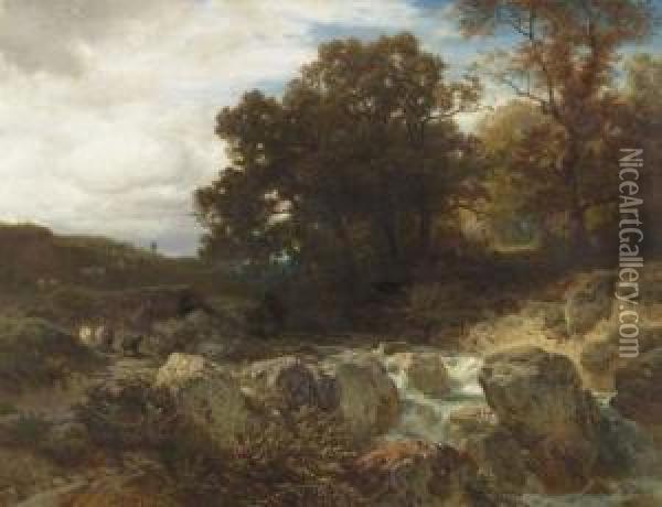 Landscape Oil Painting - Johann Gottfried Steffan