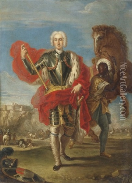 Portrait Of George Keith, 10th Earl Marischal (1692-1778) Oil Painting - Placido Costanzi