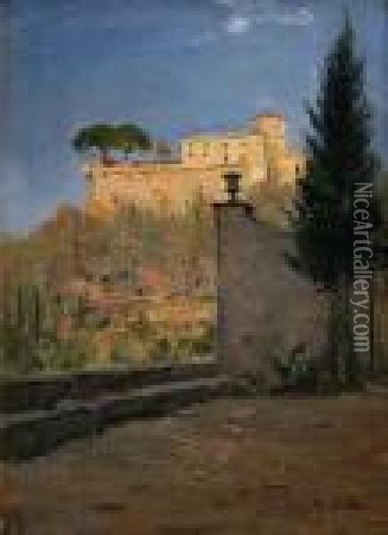 Il Monte Oil Painting - Giovanni Colmo