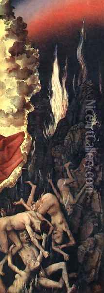 Hell Oil Painting - Rogier van der Weyden