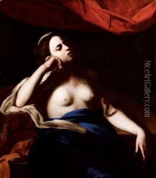 La Morte Di Cleopatra Oil Painting - Massimo Stanzione