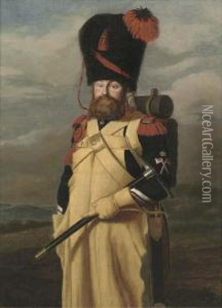 Portrait Of A Pioneer Oil Painting - Gaston Lenthe