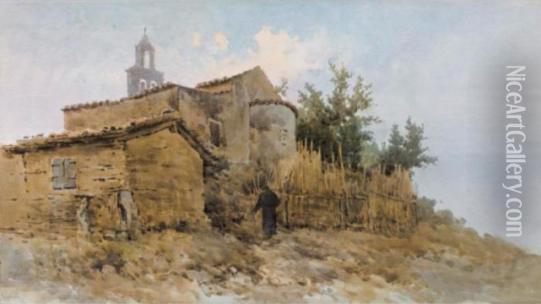 Going To Church Oil Painting - Angelos Giallina