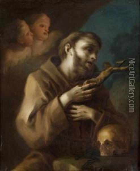 San Francesco Oil Painting - Pietro Bardellino