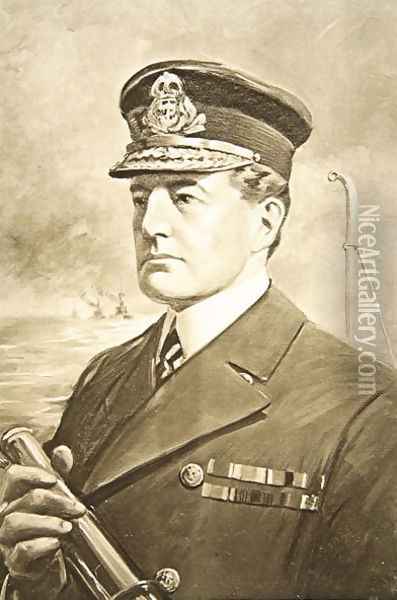 Vice-Admiral Sir David Beatty Oil Painting - Charles Mills Sheldon