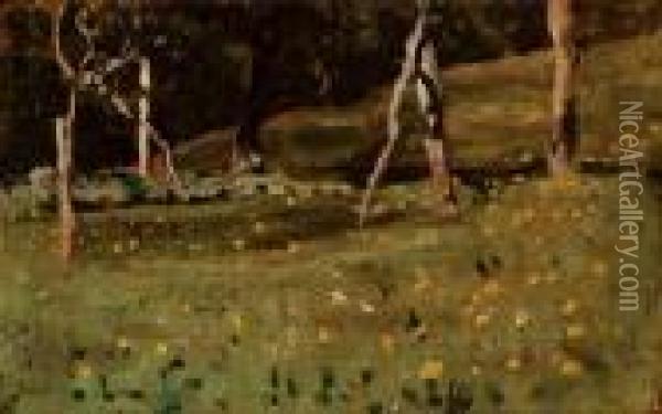 Paesaggio Oil Painting - Amedeo Modigliani