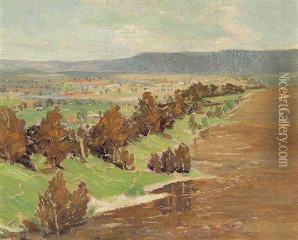 Hawkesbury River Oil Painting - W.D. Knox