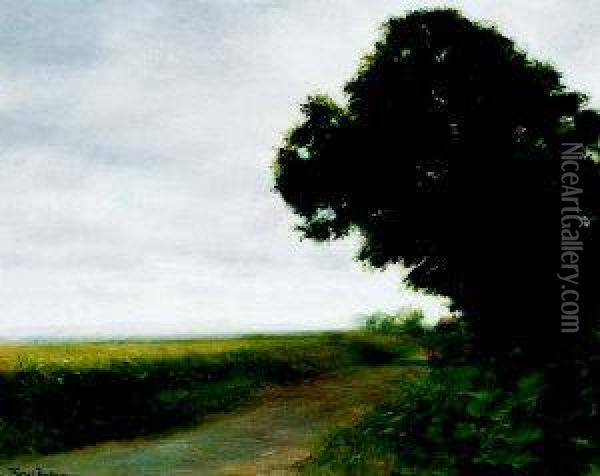 The Road Near Palmerstown Oil Painting - Thomas Darby Ryan