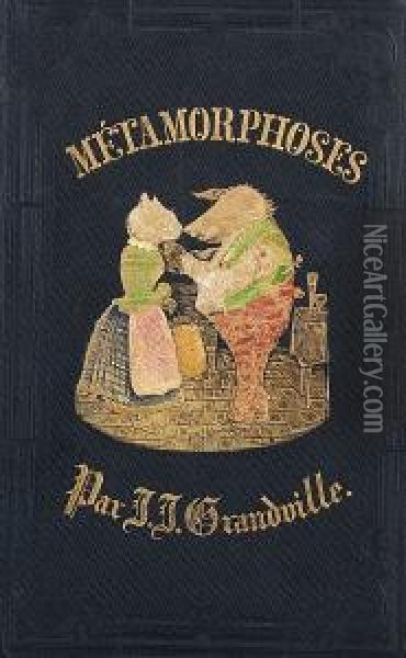 Les Metamorphoses Du Jour Oil Painting - J. J. Grandville