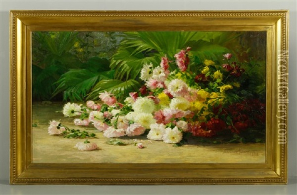 Floral Still Life Oil Painting - Adelaide Palmer