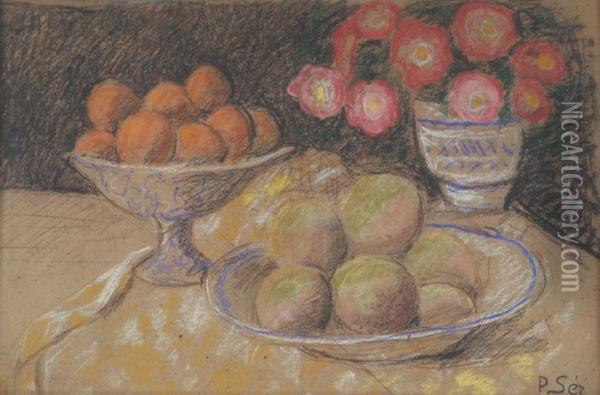 Oranges Et Fruits Dans Les Compotiers Oil Painting - Paul Serusier
