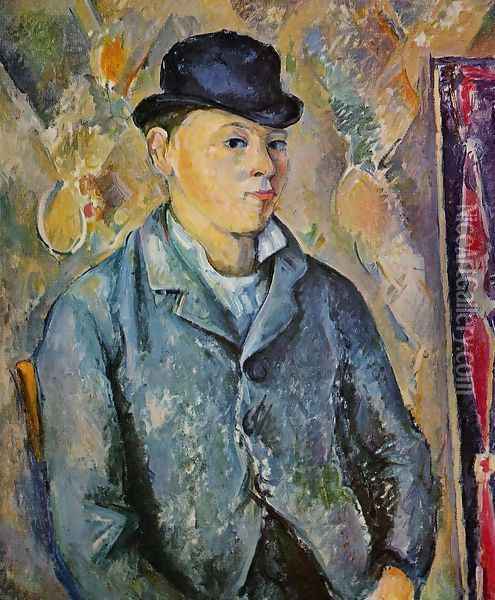 Portrait Of The Artists Son Paul Oil Painting - Paul Cezanne
