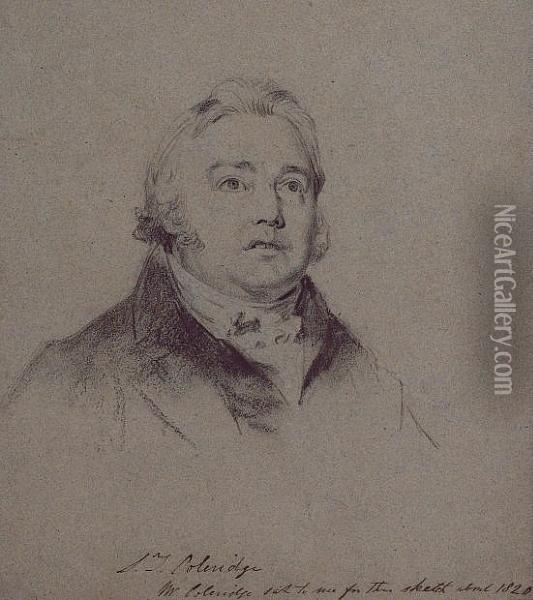 Coleridge, Samuel Taylor ( Oil Painting - Charles Robert Leslie