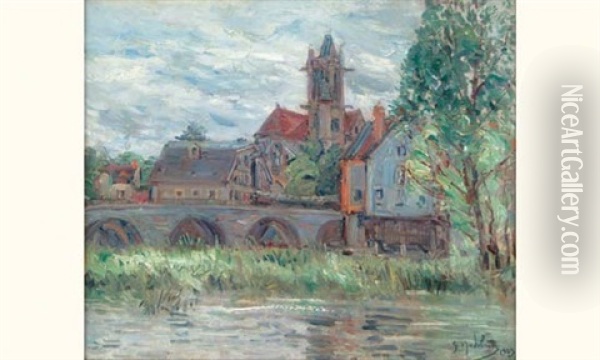 Moret-sur-loing Oil Painting - Gustave Madelain