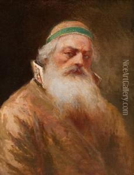 Portrait Of A Man (boyarin) Oil Painting - Ivan Andreevich Pelevin