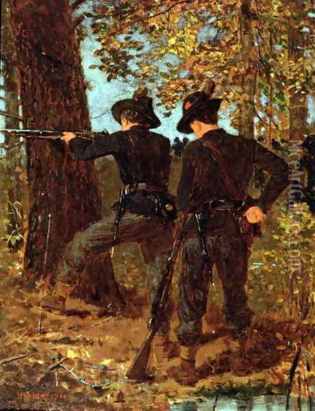 The Sharpshooters Oil Painting - Winslow Homer