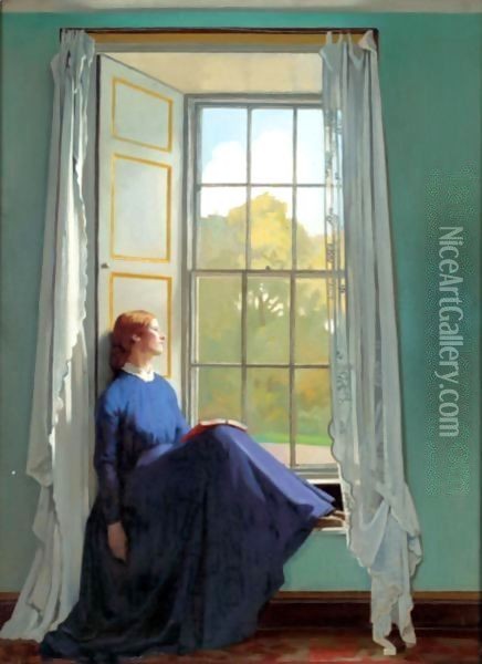 The Window Seat Oil Painting - Sir William Newenham Montague Orpen