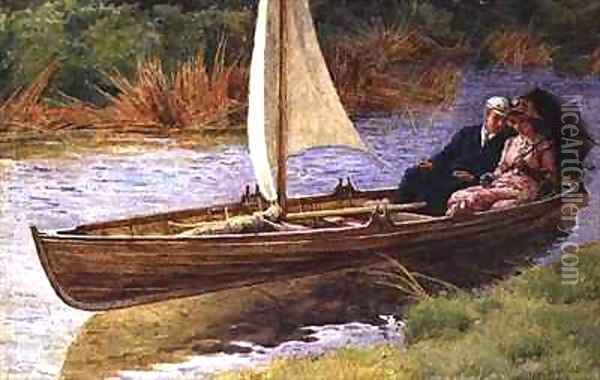 Boating Oil Painting - Walter Duncan