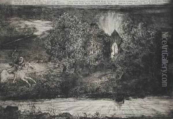 Scene from Tam OShanter by Robert Burns 1759-96 Oil Painting - Richard Cockle Lucas