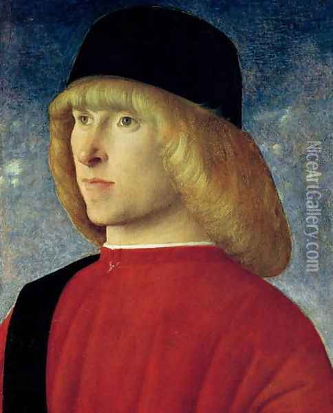 Portrait of a Young Senator 1485-90 Oil Painting - Giovanni Bellini
