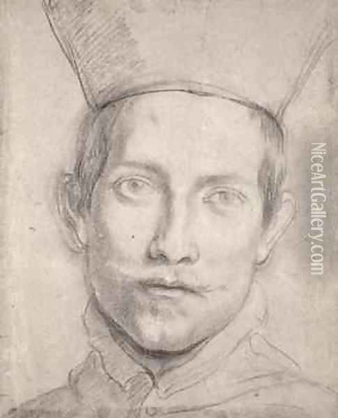 Portrait of a Cardinal Oil Painting - Domenico Zampieri (Domenichino)