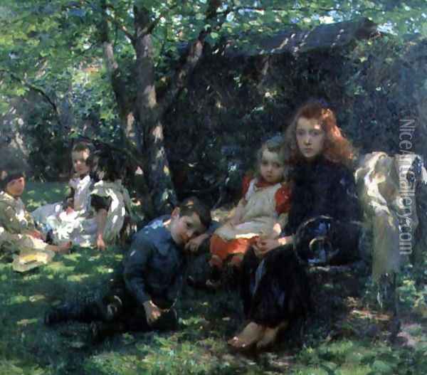 Summertime, 1901 Oil Painting - Walter Frederick Osborne