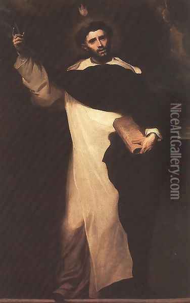 St Dominic 1691 Oil Painting - Claudio Coello