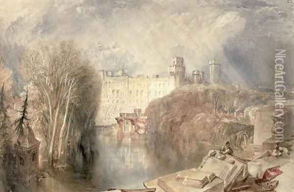 Warwick Castle Oil Painting - Joseph Mallord William Turner