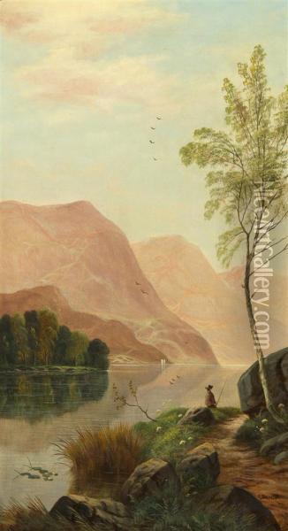 The Fisherman Oil Painting - G. Dawson