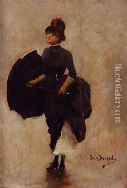 La Parisienne Oil Painting - Jean Beraud